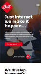 Mobile Screenshot of just-internet.nl